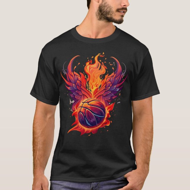 Camiseta Design de vetor de basquetebol (Frente)