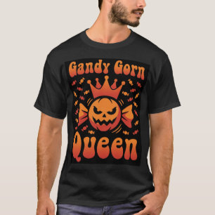 Camiseta Design de Vetor Retro Rainha do Milho Doce de Hall