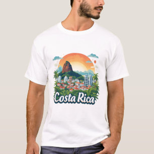 Camiseta Design de Viagem da Costa Rica 🗺️