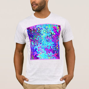 Camiseta Design de Vibrante Expressivo com Padrão de abstra