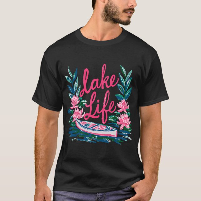 Camiseta Design de Vida no Lago Preppy (Frente)