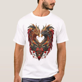 Camiseta Design de Vidro da Mancha do Dragão Encantado