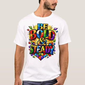 Camiseta Design de vidro manchado