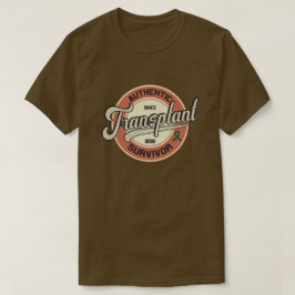 Camiseta Design de Vintage de Sobrevivência de Transplante