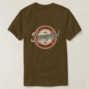 Camiseta Design de Vintage de Sobrevivência de Transplante 