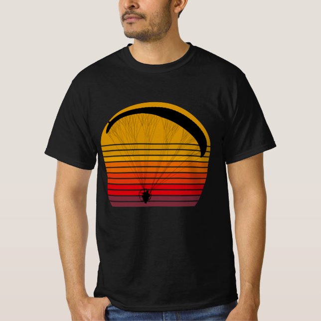 Camiseta Design de Vintage - Paramotor (Frente)