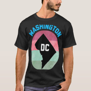 Camiseta Design de Vintagem Legal Nativa Washington DC