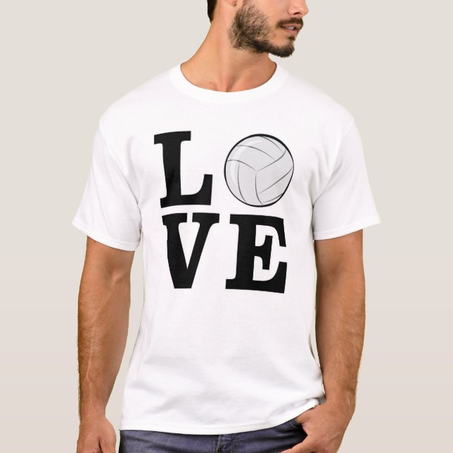 Camiseta Design de Volei Engraçado (Frente)