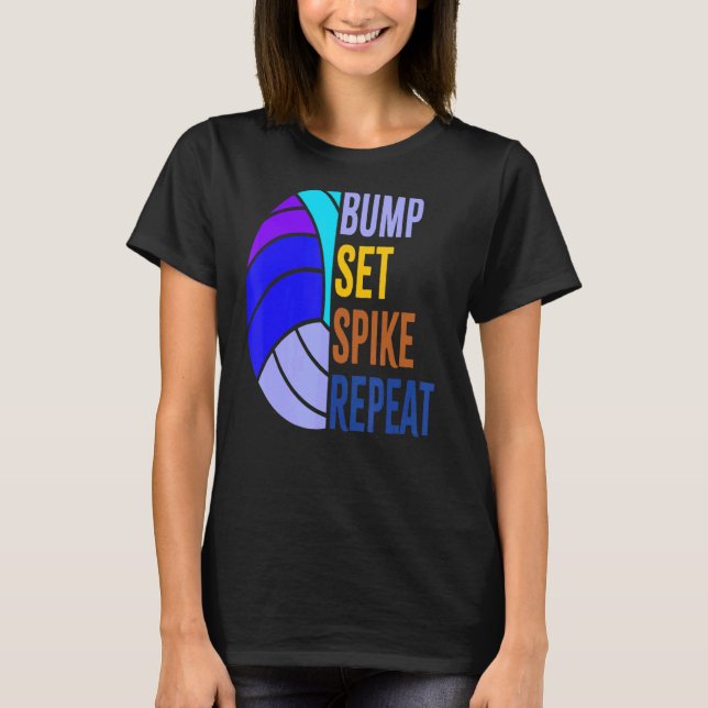 Camiseta Design de Voleibol para Meninas (Frente)