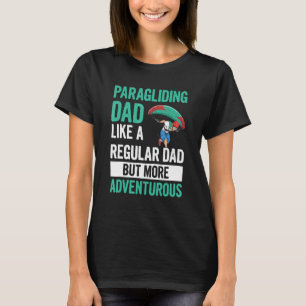 Camiseta Design de Voo Térmico Mens Para O Seu Pai Paraglid