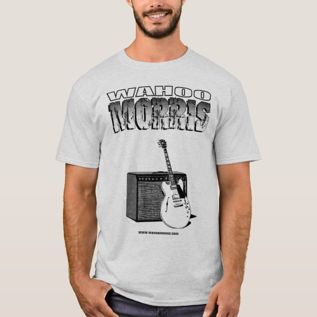Camiseta Design de WahooMorris_Guitar&Amp (Frente)