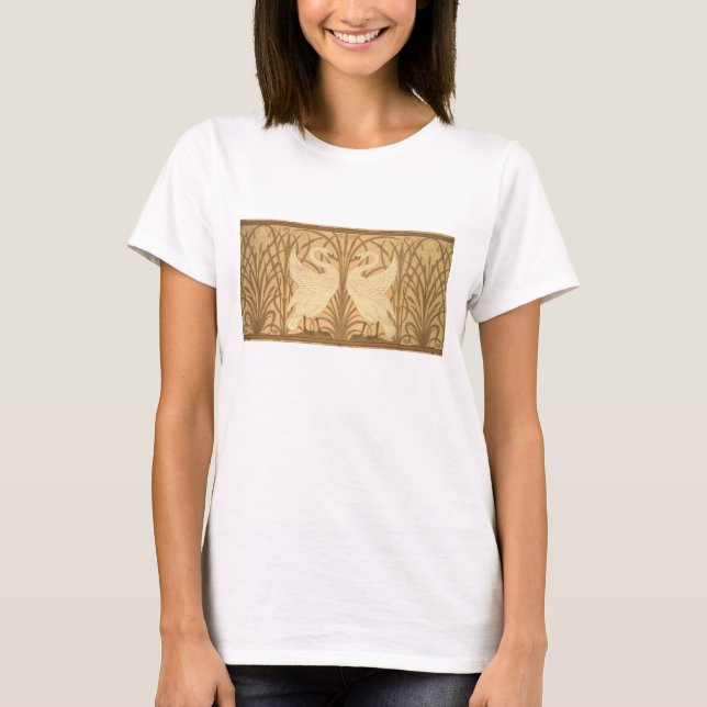 Camiseta Design de wallpaper Swan (Frente)