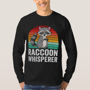 Camiseta Design de Whisperer de Rac com guaxinim