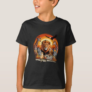 Camiseta Design de Zookeeper Animais Africanos Arte de Zoo