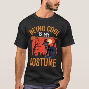 Camiseta Design de Zumbi de Halloween Ser Legal é Meu Disfa