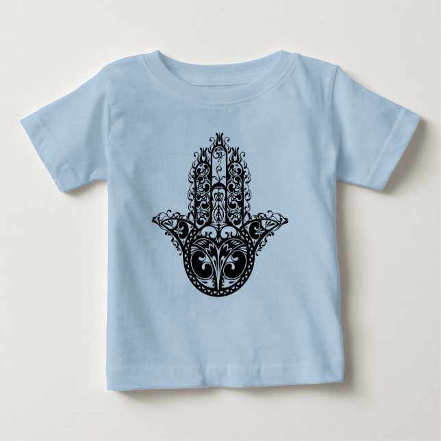 Camiseta Design decorativo de Hamsa (Frente)
