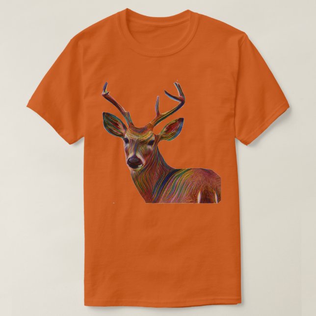 Camiseta Design Deer Buck Head (Frente do Design)