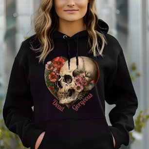 Camiseta Design Derrame Floral do Coração Spooky