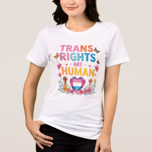 Camiseta Design Direitos Trans São Direitos Humanos