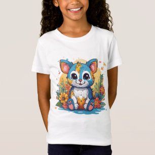Camiseta Design divertida e divertida para gatinhos