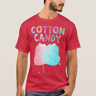 Camiseta Design Divertido de Algodão Doce Para Meninas Meni