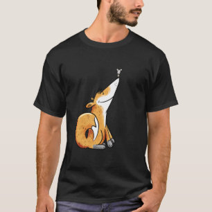 Camiseta Design Divertido de Animais da Floresta com Raposa