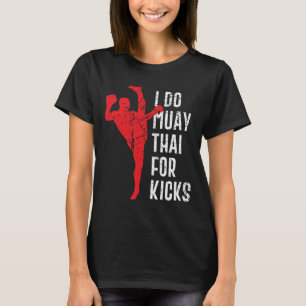 Camiseta Design Divertido de Boxe Muay Thai e Kampfpsort Mm