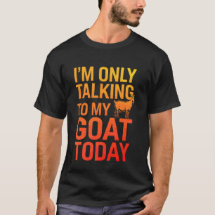 Camiseta Design Divertido de Cabra para Homens Mulheres Cri