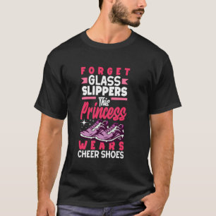 Camiseta Design Divertido de Cheerleader para Meninas Mulhe