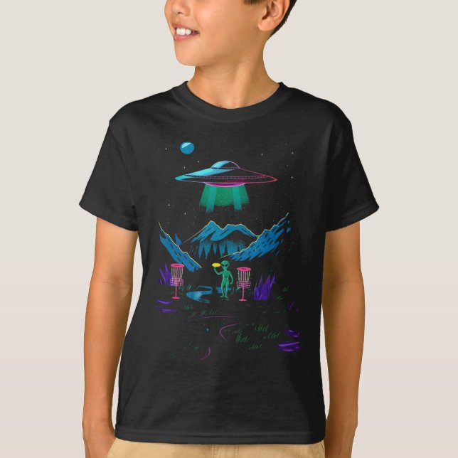Camiseta Design Divertido de Golfe de Disco para Homens e M (Frente)