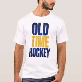 Camiseta Design Divertido de Hockey à Antiga