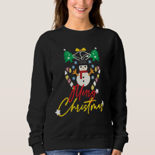 Camiseta Design Divertido de Natal com Sininhos e Árvores