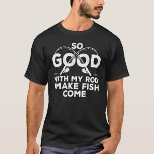 Camiseta Design Divertido de Pesca para Homens Mulheres Pes