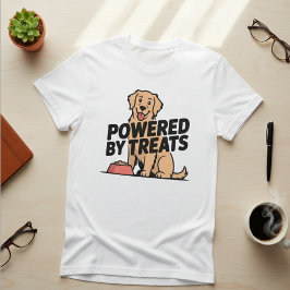 Camiseta Design Divertido de Petiscos para Cães