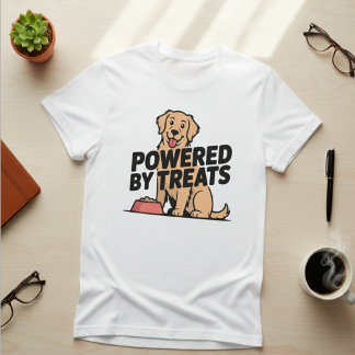 Camiseta Design Divertido de Petiscos para Cães