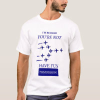 Design Divertido de Piloto de Caça Aposentado