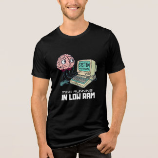 Camiseta Design Divertido de Superpensamento do Sistema