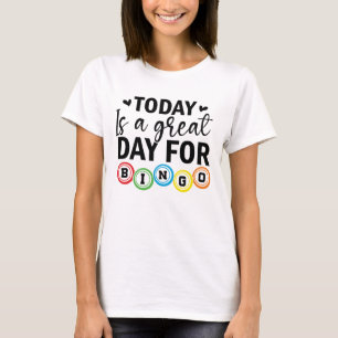 Camiseta Design Divertido para Amantes de Bingo – Presente