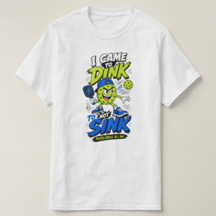 Camiseta Design Divertido para Jogador de Pickleball
