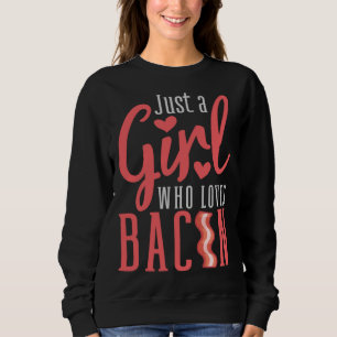 Camiseta Design Divertido Para Mulheres Amantes de Bacon Me