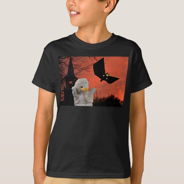 Camiseta Design divertido para o Halloween (Frente)