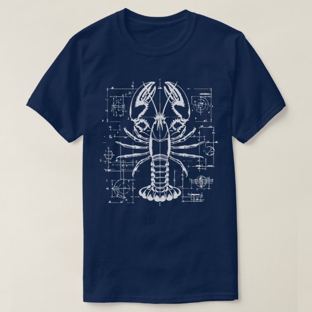 Camiseta design do blueprint (Frente do Design)