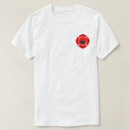 Camiseta Design do bombeiro do tocador de gaita-de-foles