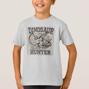 Camiseta Design do caçador do dinossauro por estúdios de