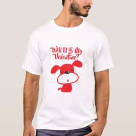Camiseta Design do Cachorro do Namorados Cachorro