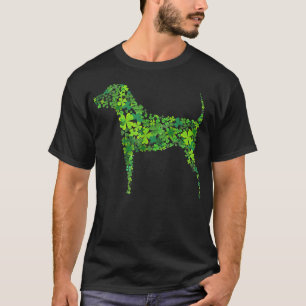 Camiseta Design do cão de shamrock do Dia de São Patrício 