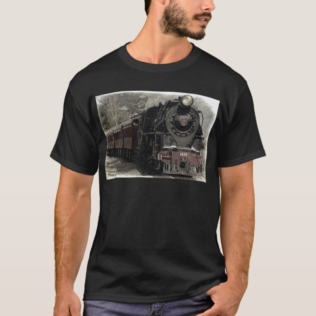 Camiseta Design do comboio de alta velocidade (Frente)