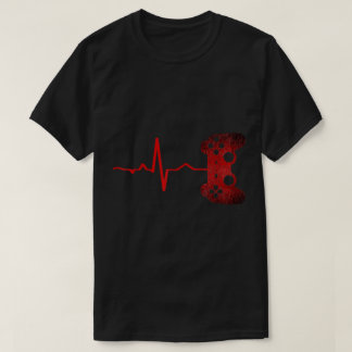 Camiseta Design do Controlador de Batimento Cardíaco de Gam