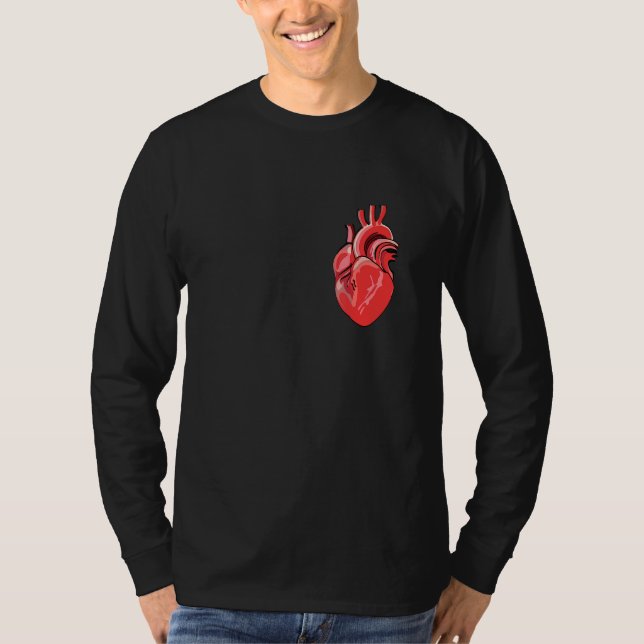 Camiseta Design do coração (Frente)