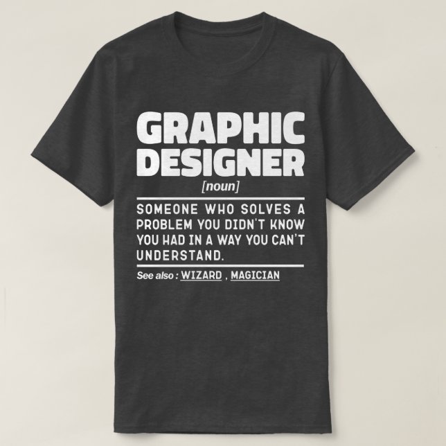 Camiseta Design do Criador Gráfico do Novo Criador Profissi (Frente do Design)
